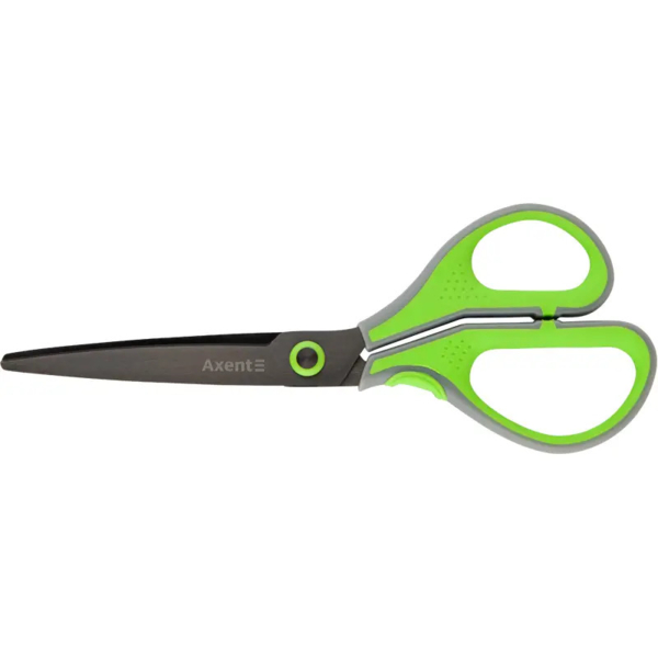 Ножиці Axent Titanium Lite 19 см, салатовий (6406-09-A) - Pampik