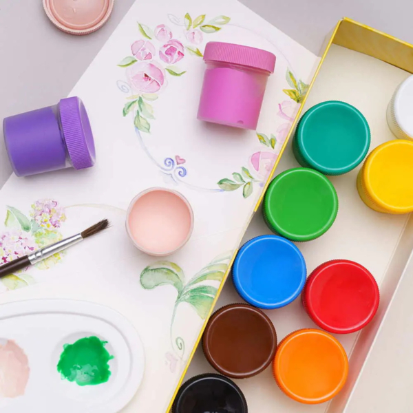 Фарби гуашеві Школярик, 12 кольорів (83414901-UA) - Pampik - 3