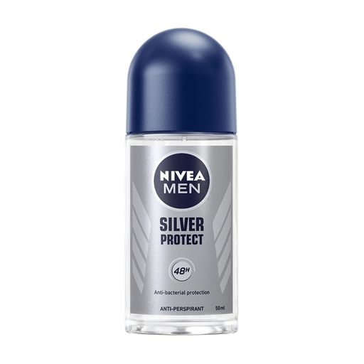 Дезодорант-антиперспірант Nivea Men Срібний захист, кульковий, 50 мл - Pampik