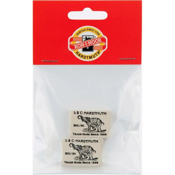 Ластик мягкий Koh-i-Noor Слон, 2 шт. (300/60) - Pampik - 2