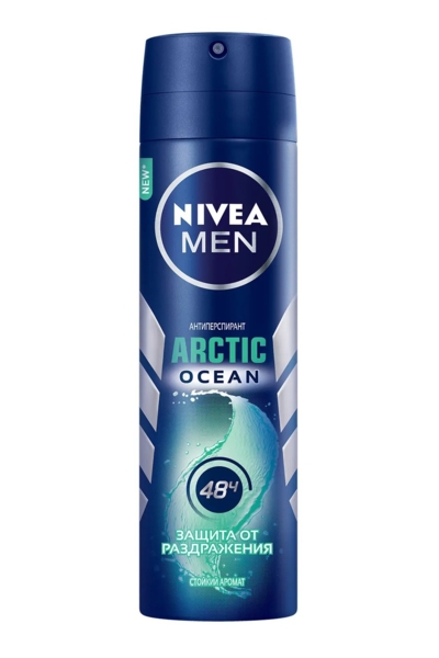 Дезодорант-антиперспірант Nivea Men Arctic Ocean, спрей, 150 мл - Pampik