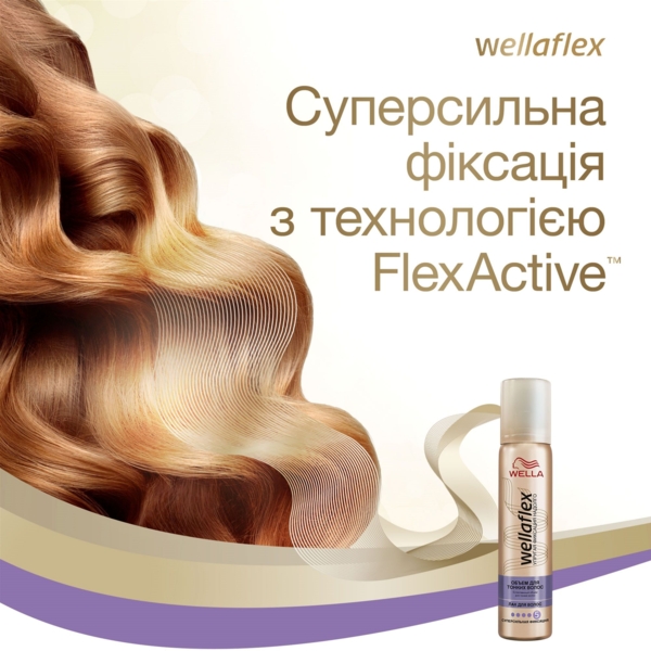 Лак для волосся Wella Wellaflex Об'єм для тонкого волосся Суперсильної фіксації, 75 мл - Pampik - 6