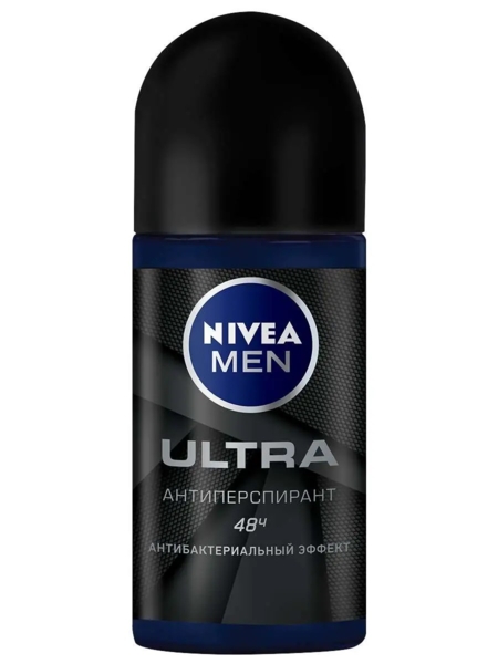 Дезодорант-антиперспірант Nivea Men Ultra, роликовий, 50 мл - Pampik