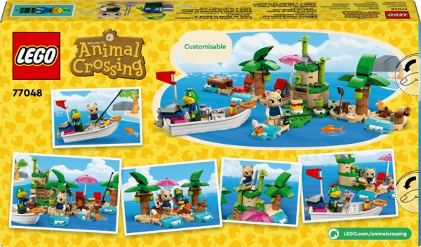 Конструктор LEGO Animal Crossing Острівна екскурсія Kapp'n на човні, 233 деталі (77048) - Pampik - 9
