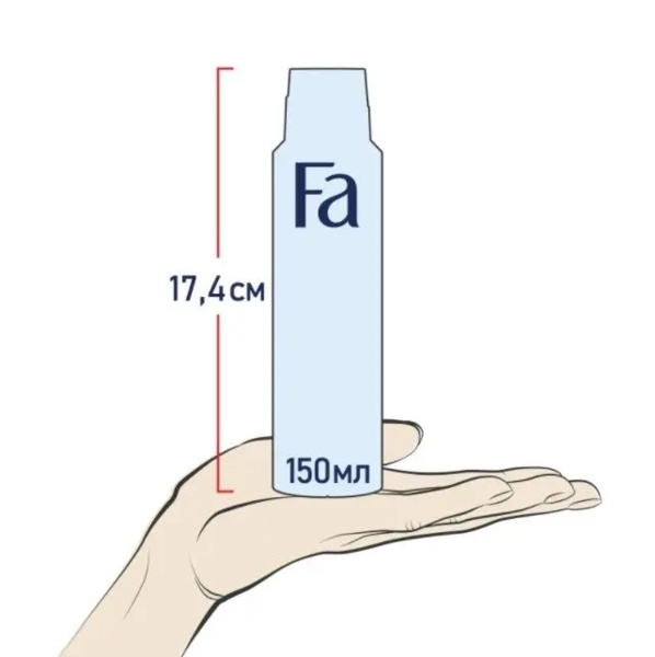 Дезодорант-аерозоль для чоловіків Fa Invisible Power, 150 мл - Pampik - 4