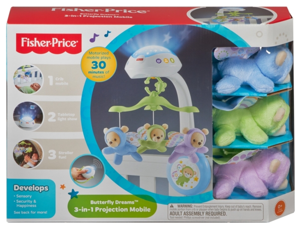 Мобиль с пультом управления Fisher-Price Сон бабочки (CDN41) - Pampik - 8