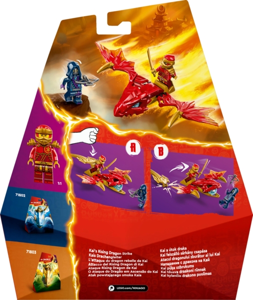 Конструктор LEGO NINJAGO Атака восставшего дракона Кая, 24 детали (71801) - Pampik - 9