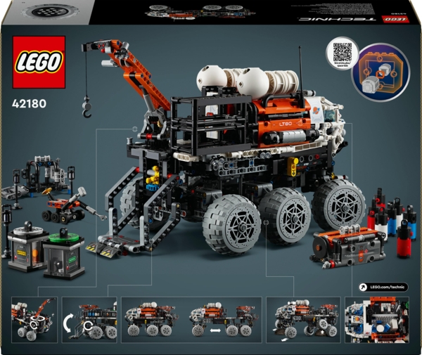 Конструктор LEGO Technic Марсохід команди дослідників, 1599 деталей (42180) - Pampik - 9