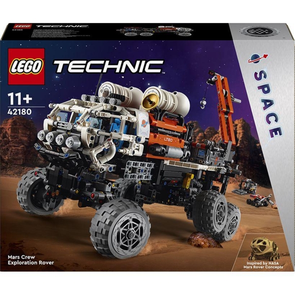 Конструктор LEGO Technic Марсохід команди дослідників, 1599 деталей (42180) - Pampik