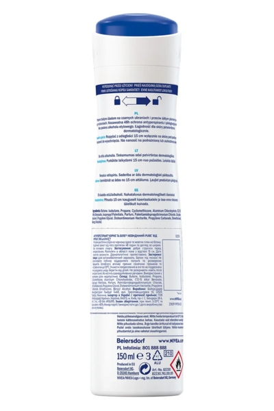 Дезодорант-антиперспірант Nivea Invisible Pure Невидимий захист, 150 мл - Pampik - 4
