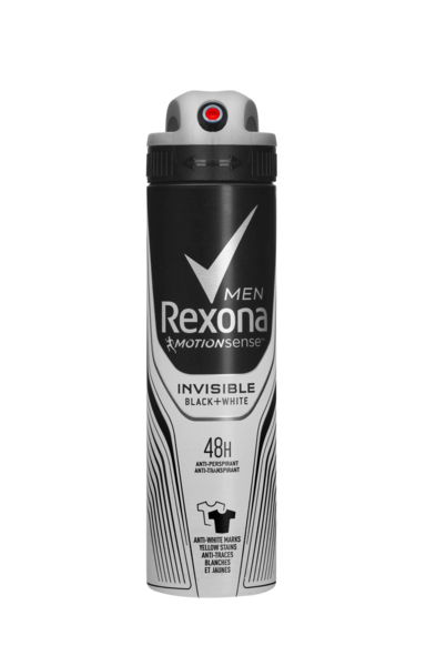 Дезодорант-антиперспірант Rexona Men Невидимий на чорному і білому, 150 мл - Pampik - 2
