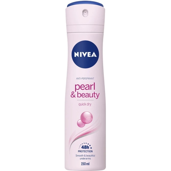 Дезодорант-антиперспірант Nivea Перлова краса, спрей, 150 мл - Pampik
