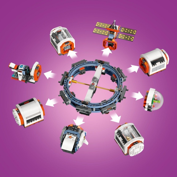 Конструктор LEGO City Модульна космічна станція, 1097 деталей (60433) - Pampik - 7