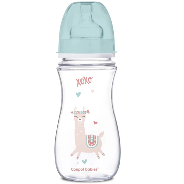 Пляшечка для годування Canpol babies Easystart Toys, 300 мл, зелений (35/222_gre) - Pampik