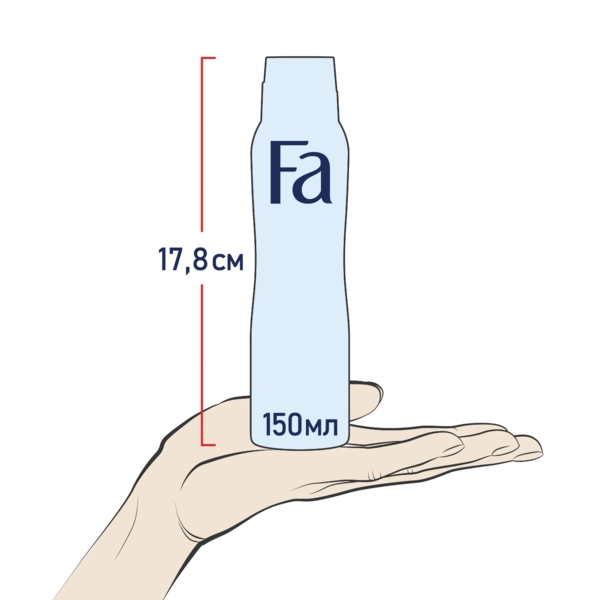 Дезодорант-аерозоль Fa Зелений чай, 150 мл - Pampik - 4