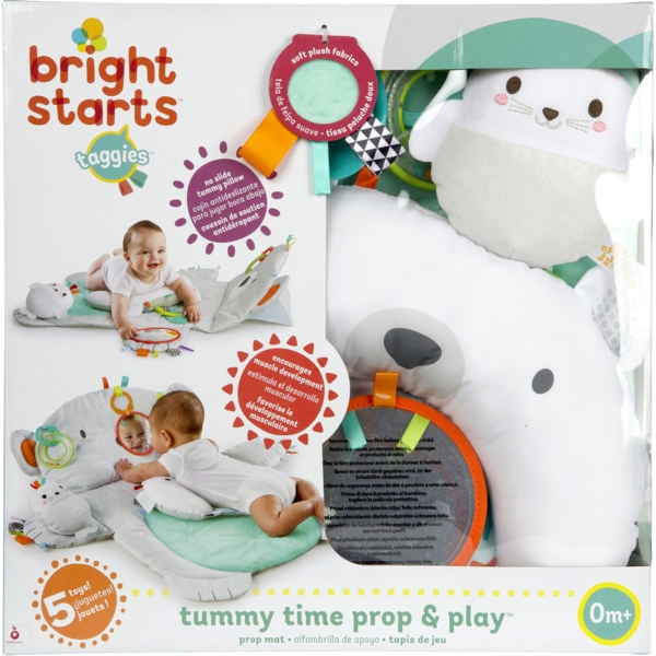 Розвиваючий килимок Bright Starts Tummy Time Prop&Play (10841) - Pampik - 9