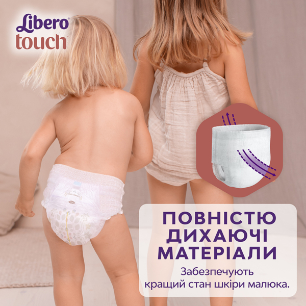 Подгузники-трусики Libero Touch Pants 4 (7-11 кг), 36 шт. - Pampik - 4