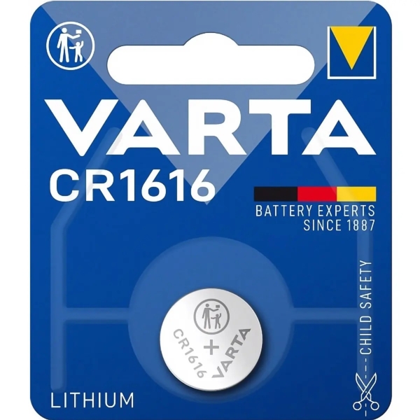 Батарейка Varta CR 1616 Bli 1 Lithium (6616101401) - Pampik
