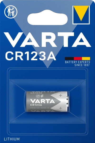 Батарейка Varta CR 123A Bli 1 Lithium (6205301401) - Pampik
