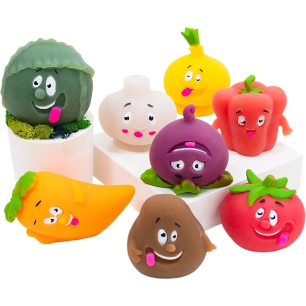 Стретч-іграшка Borsch у вигляді овочів в асортименті (41/CN23) - Pampik - 3