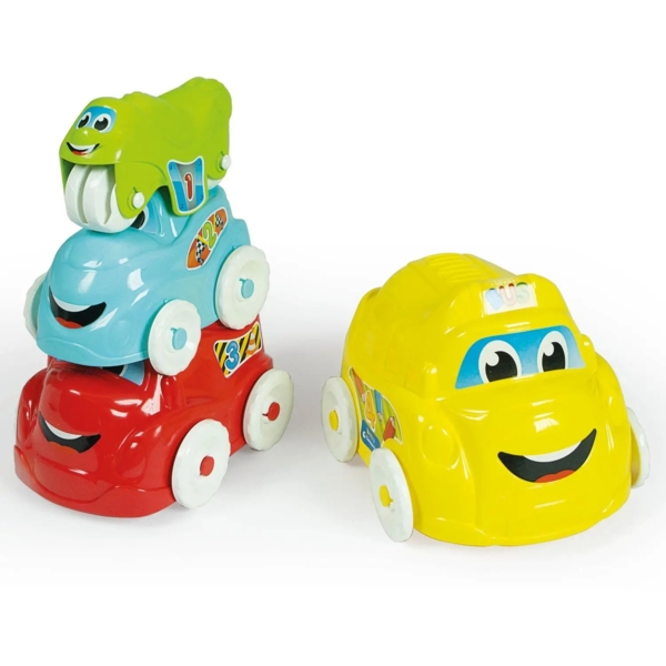 Іграшка-пірамідка, що розвиває Baby Clementoni Fun Vehicles (17111) - Pampik - 6