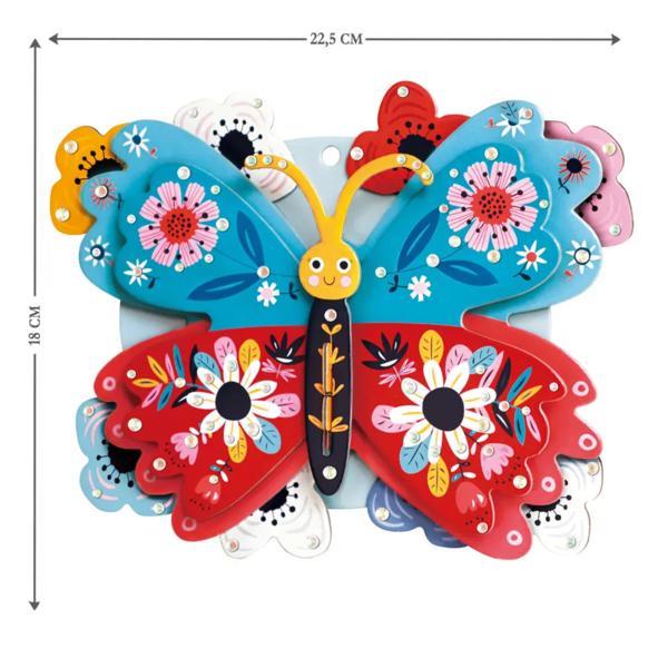 Набір для творчості Avenir 3D-аплікація Метелик (PZ215068) - Pampik - 3