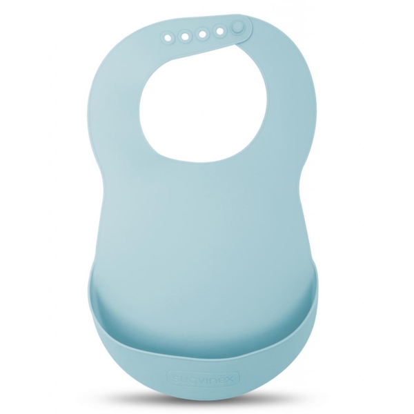 Нагрудник Suavinex Лісні історії, блакитний (401234) - Pampik