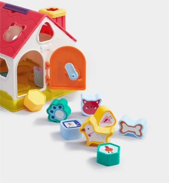 Розвиваючий сортувальник Beiens Дитячий будиночок (YZ136) - Pampik - 2