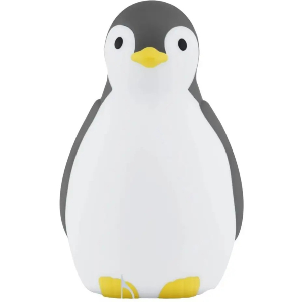 Светильник-ночник с автоматическим отключением Zazu Пингвиненок Пем, серый (ZA-PAM-01) - Pampik