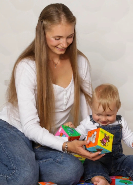 Набір кубиків Масік Перші тварини (МС 090601-10) - Pampik - 3