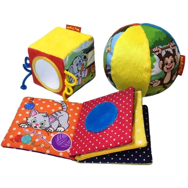 Набір розвиваючих іграшок Масік Веселі тварини (МС 090602-06) - Pampik
