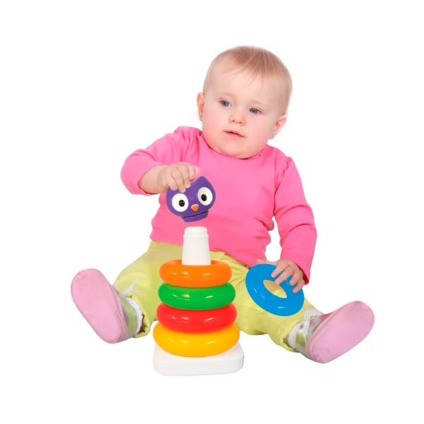 Пірамідка Kiddieland Сова (57901) - Pampik - 2