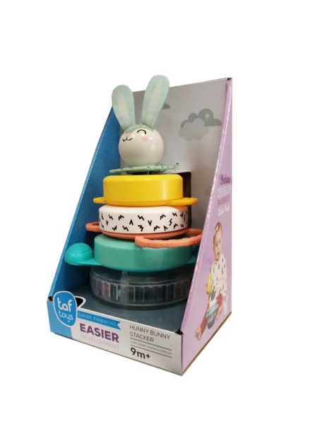 Розвиваюча пірамідка Taf Toys Полярне сяйво Кролик (12445) - Pampik - 5