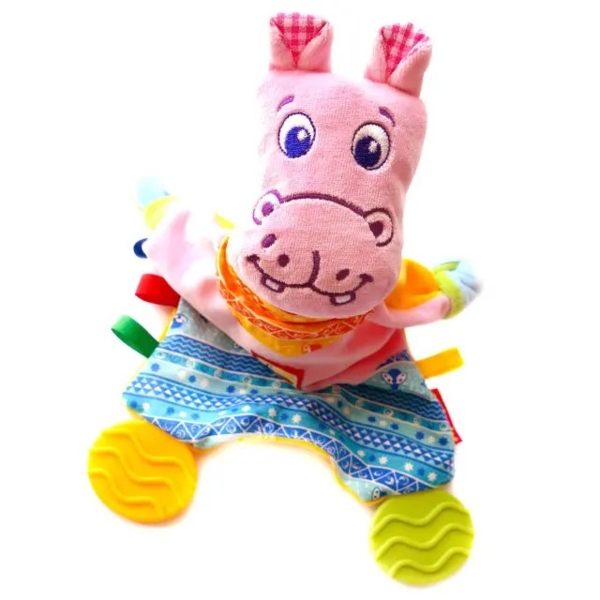 Іграшка-прорізувач Масік Зоо Бегемот Добряк (МС 160201-02) - Pampik - 3