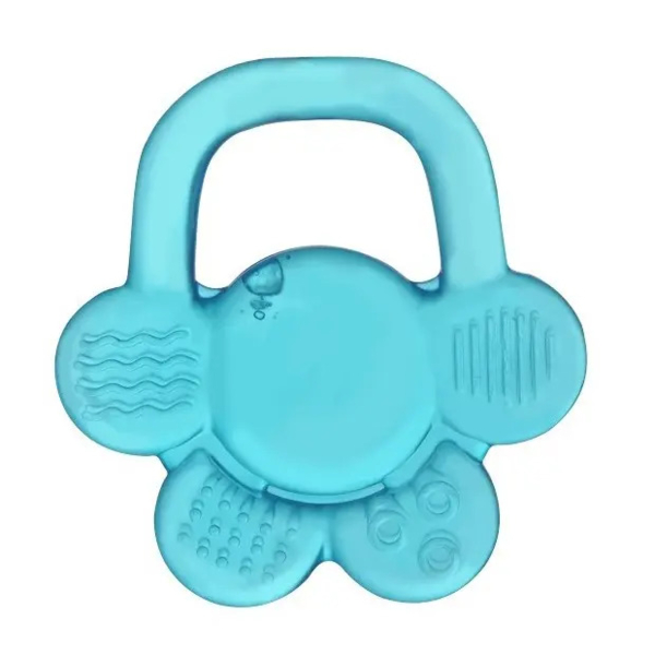 Прорезыватель BabyOno Цветок, голубой (1018) - Pampik