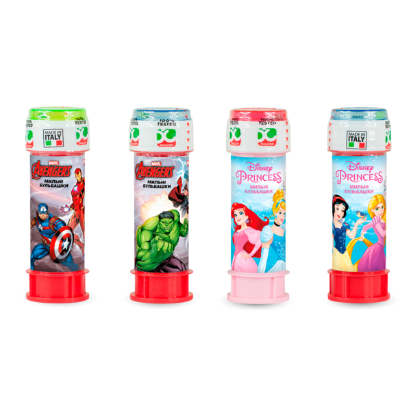 Мильні бульбашки Dulcop Принцеси / Месники, 60 мл (103001110081) - Pampik - 2