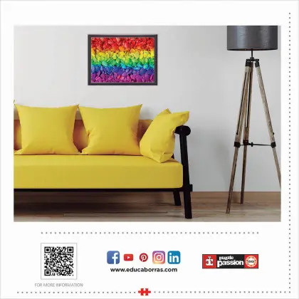 Пазл Educa Кольорові камінці, 500 елементів (19248) - Pampik - 5