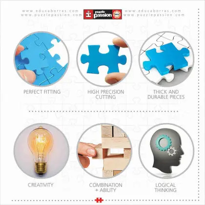 Пазл Educa Кольорові камінці, 500 елементів (19248) - Pampik - 4