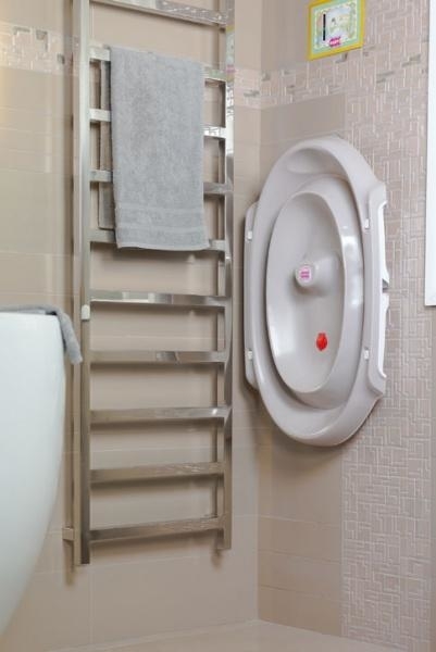 Ванночка OK Baby Onda Slim анатомическая, 81,2 см, розовый (38955440) - Pampik - 4