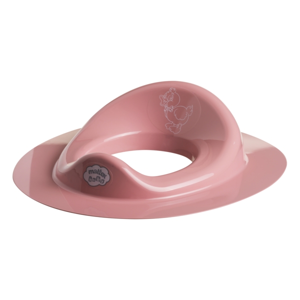 Накладка на унітаз Maltex Каченя, рожевий (3910565) - Pampik