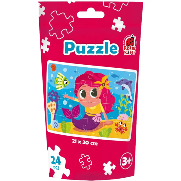 Пазли Vladi Toys Roter Kafer Русалочка, 24 елементи (RK1130-08) - Pampik