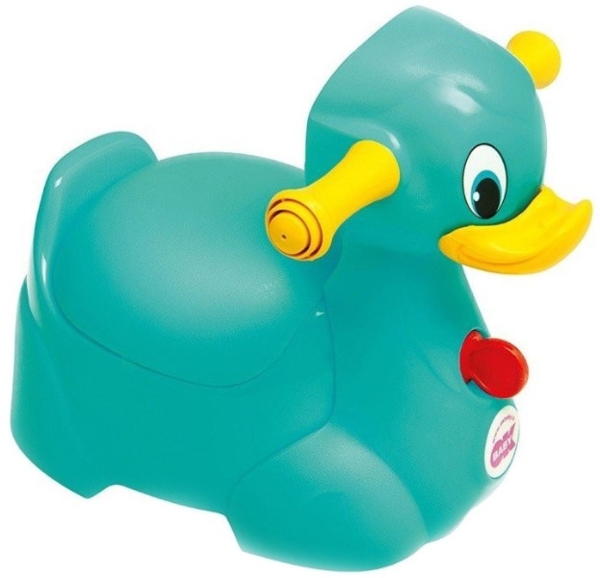 Горшок музыкальный OK Baby Quack, бирюзовый (37077230) - Pampik
