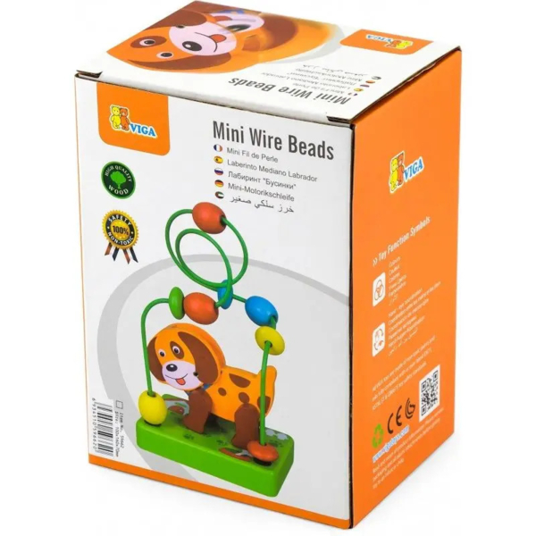 Пальчиковий лабіринт Viga Toys Собачка (59662) - Pampik - 2