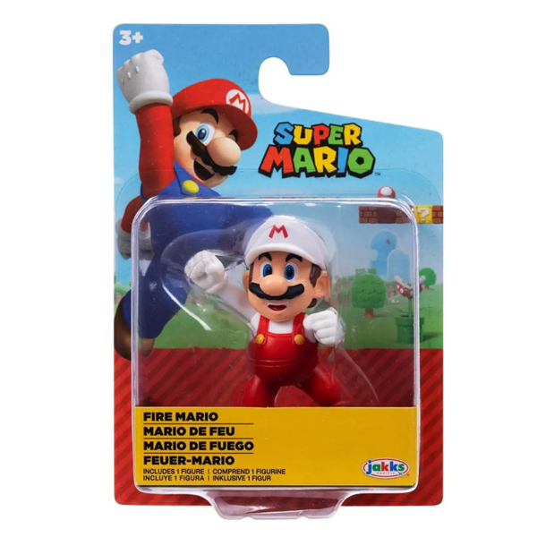 Ігрова фігурка Super Mario Вогненний Маріо, з артикуляцією, 6 см (78279-RF1-GEN) - Pampik - 2