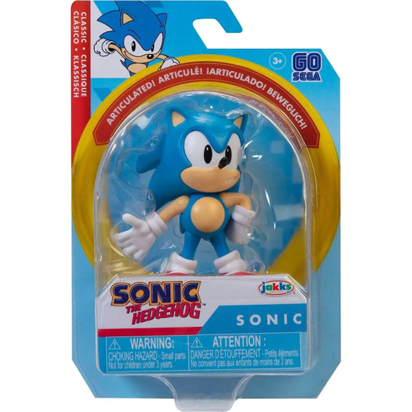 Ігрова фігурка Sonic the Hedgehog класичний Сонік, з артикуляцією, 6 см (40687i-RF1) - Pampik - 5