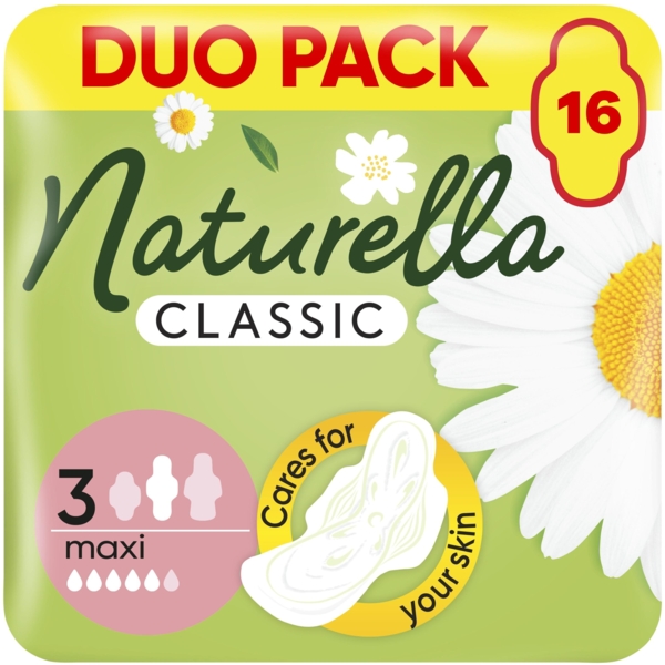Гігієнічні прокладки Naturella Classic Maxi, 16 шт. - Pampik