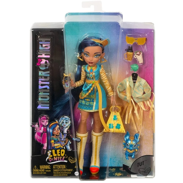 Кукла Mattel Monster High Posable Fashion Doll Клео Де Нил, 26 см (HHK54) - Pampik - 6