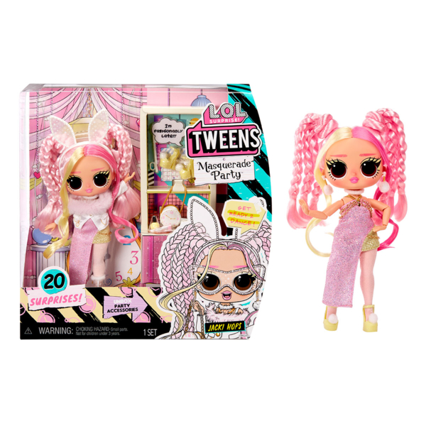 Игровой набор с куклой L.O.L. Surprise Tweens Masquerade Party Джекки Хопс, с аксессуарами (584100) - Pampik - 3