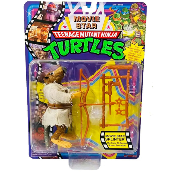 Игровая фигурка TMNT Movie Star 1992 Черепашки-ниндзя Сплинтер, 12 см (81335) - Pampik - 2