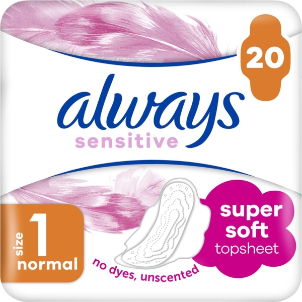 Гигиенические прокладки Always Sensitive Normal, 20 шт. - Pampik